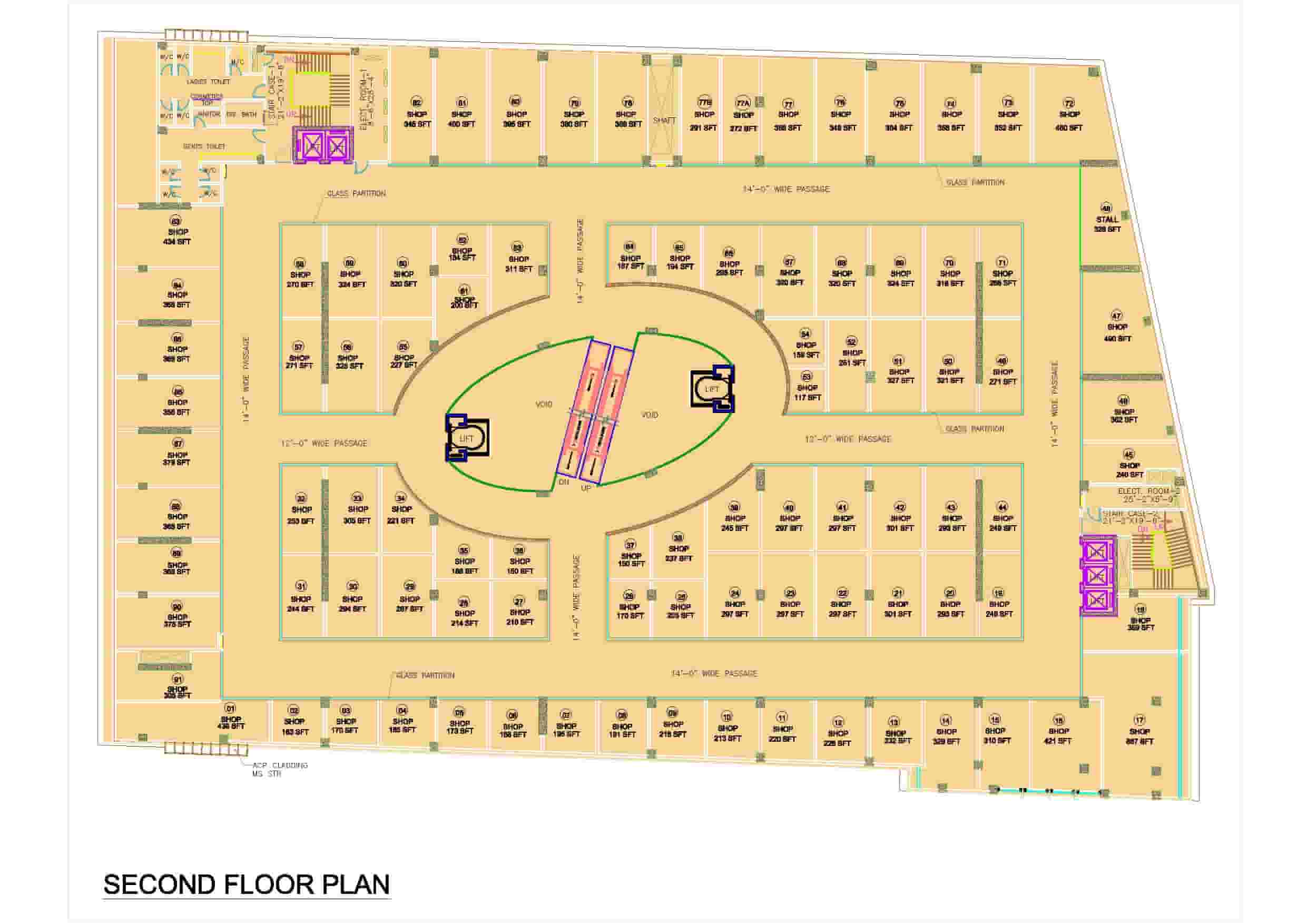 D-Mall 2nd Floor Plan